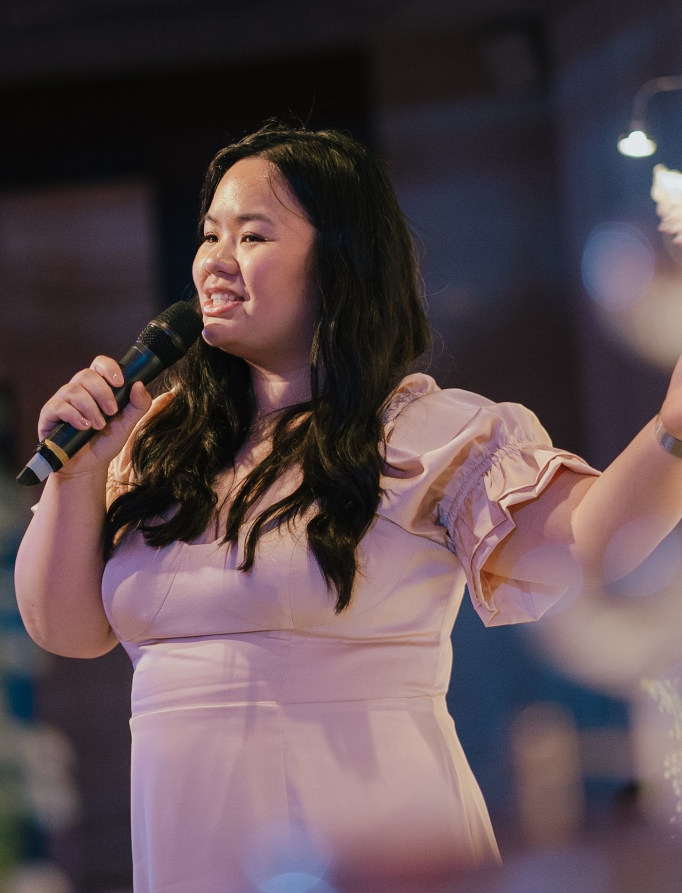 DJ Cinnaminh Minh Nguyen emceeing